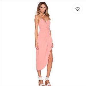 Lovers + Friends sweetheart top cocktail dress